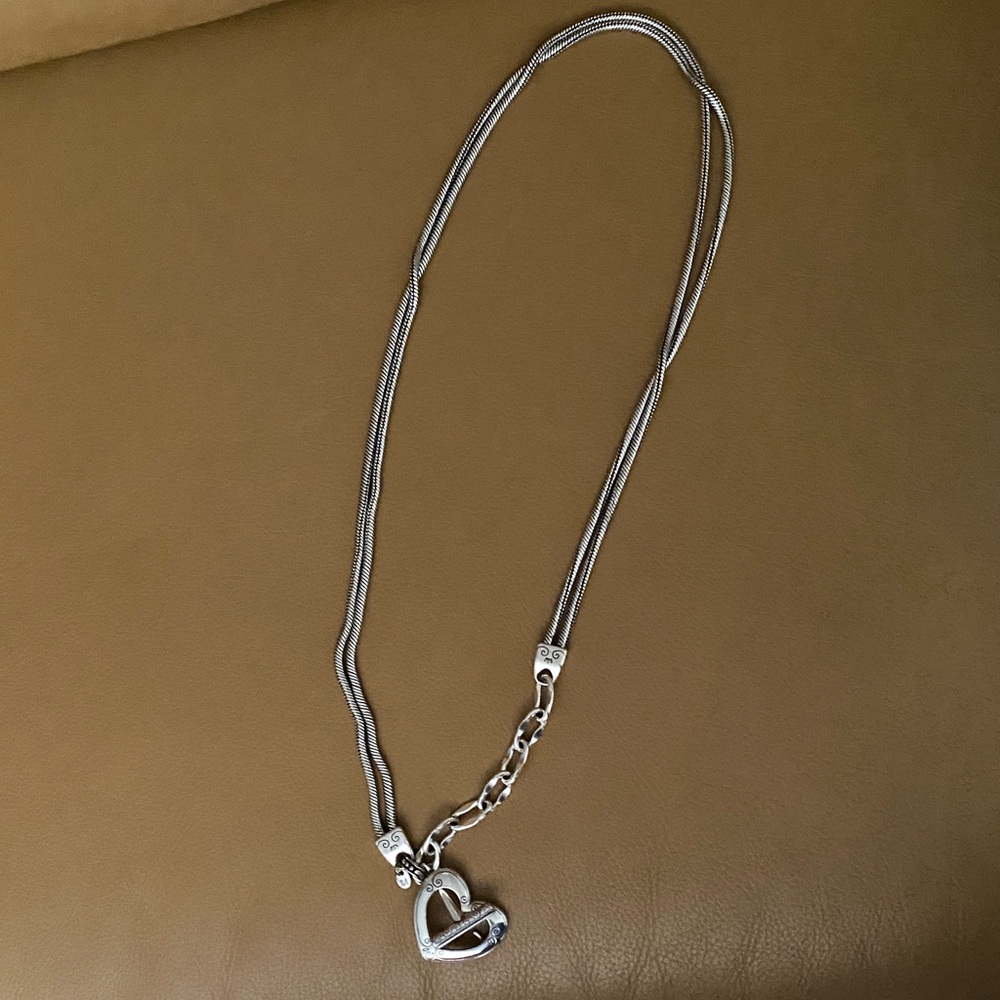 Silver Heart Charm Belt